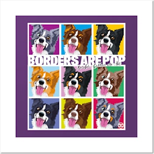 Border Collies are Pop Posters and Art